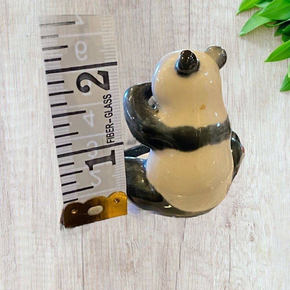 Vintage Ceramic Panda Bear Cub 2” - Picture 4 of 4